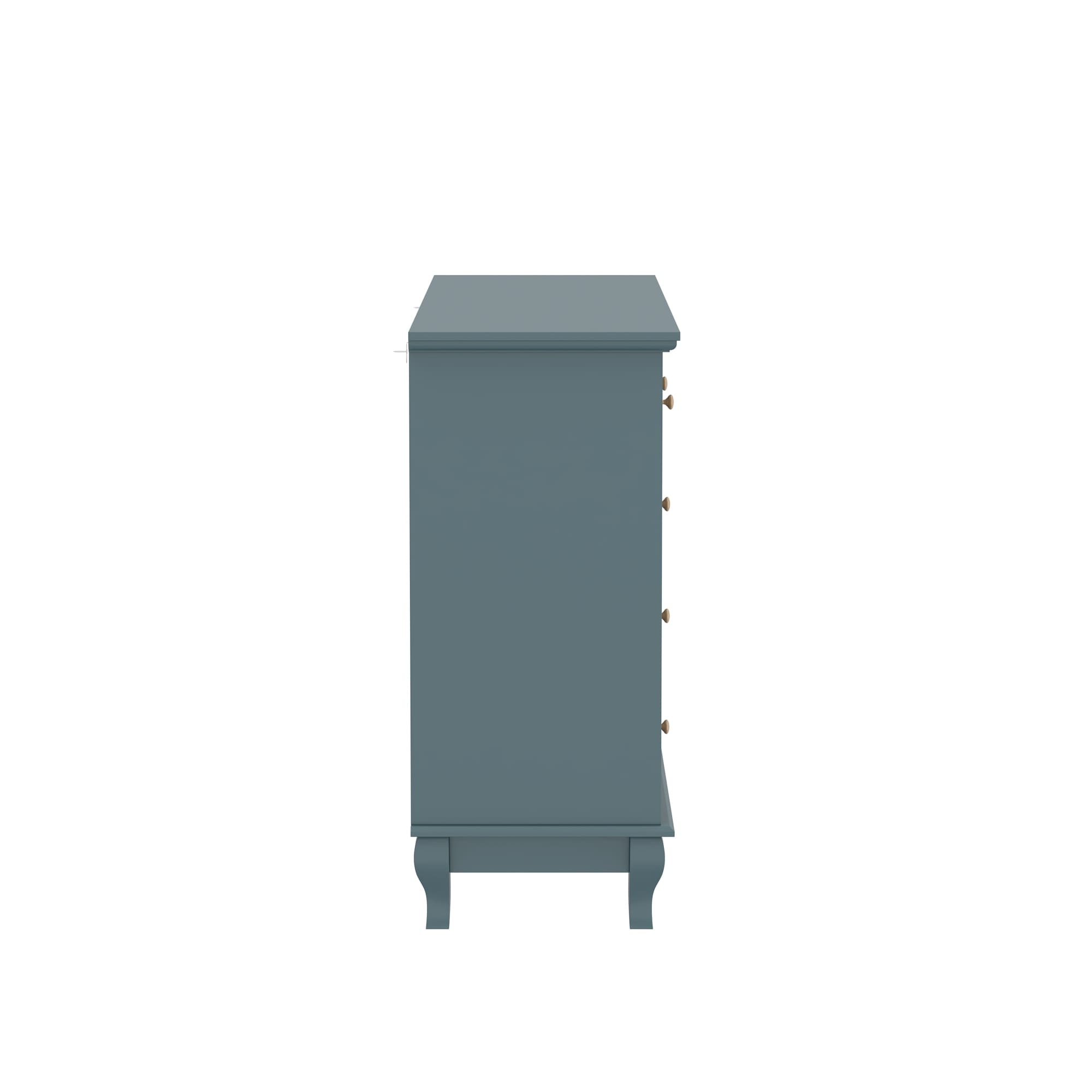 Commode double de 55,1 po de large avec tiroirs de rangement