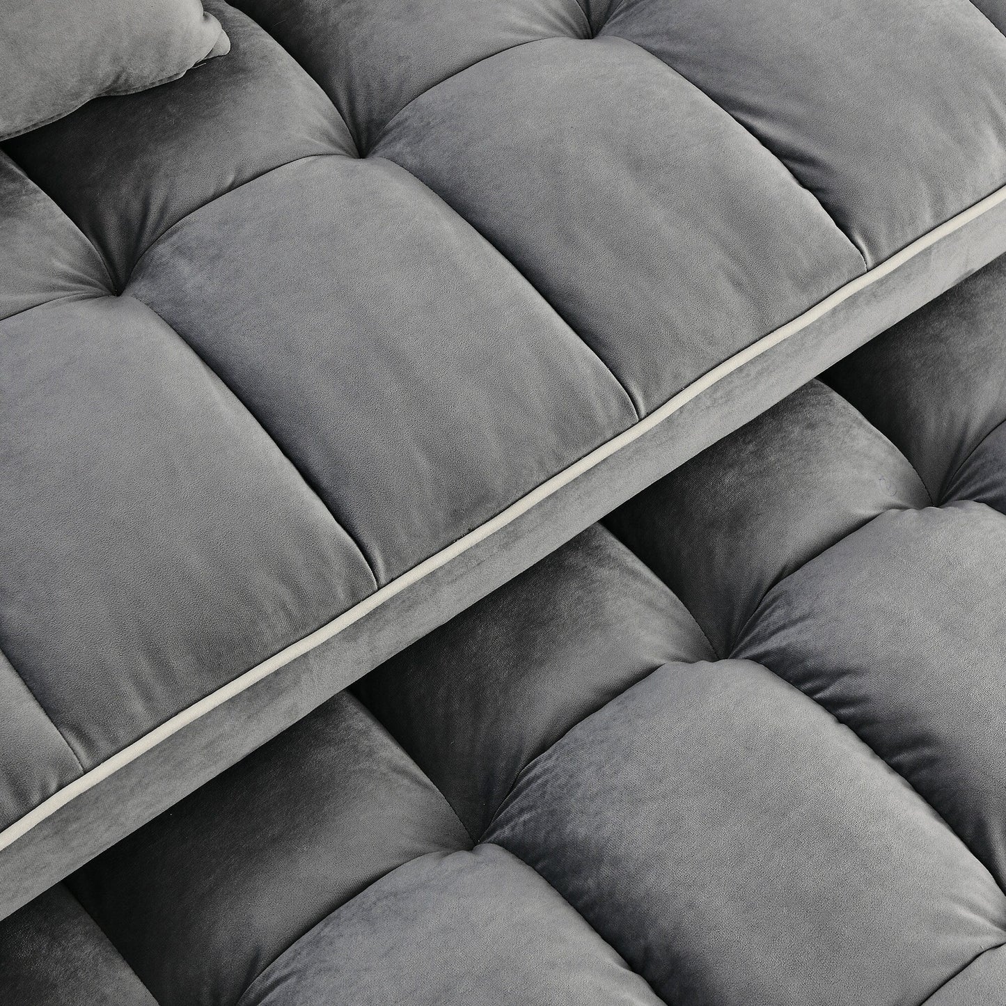 Canapé-lit pliable polyvalent de 55,51 pouces en 3 longueurs