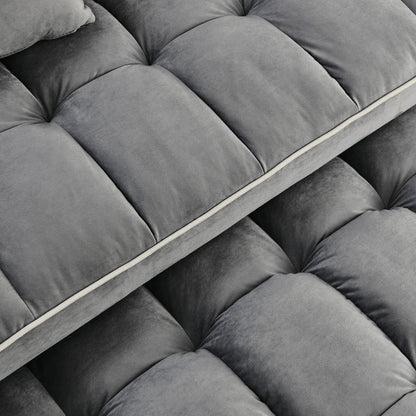 Canapé-lit pliable polyvalent de 55,51 pouces en 3 longueurs