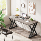 Bureau d'ordinateur robuste 55 pouces, bureau de bureau