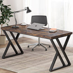 Bureau d'ordinateur robuste 55 pouces, bureau de bureau