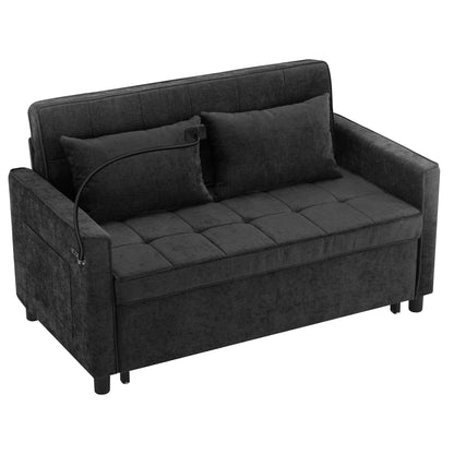 Canapé-lit gigogne en chenille de 56,9 W avec ports USB