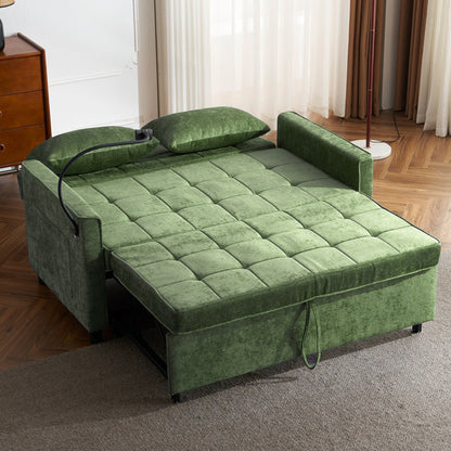 Canapé-lit gigogne en chenille de 56,9 W avec ports USB