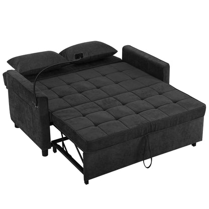 Canapé-lit gigogne en chenille de 56,9 W avec ports USB