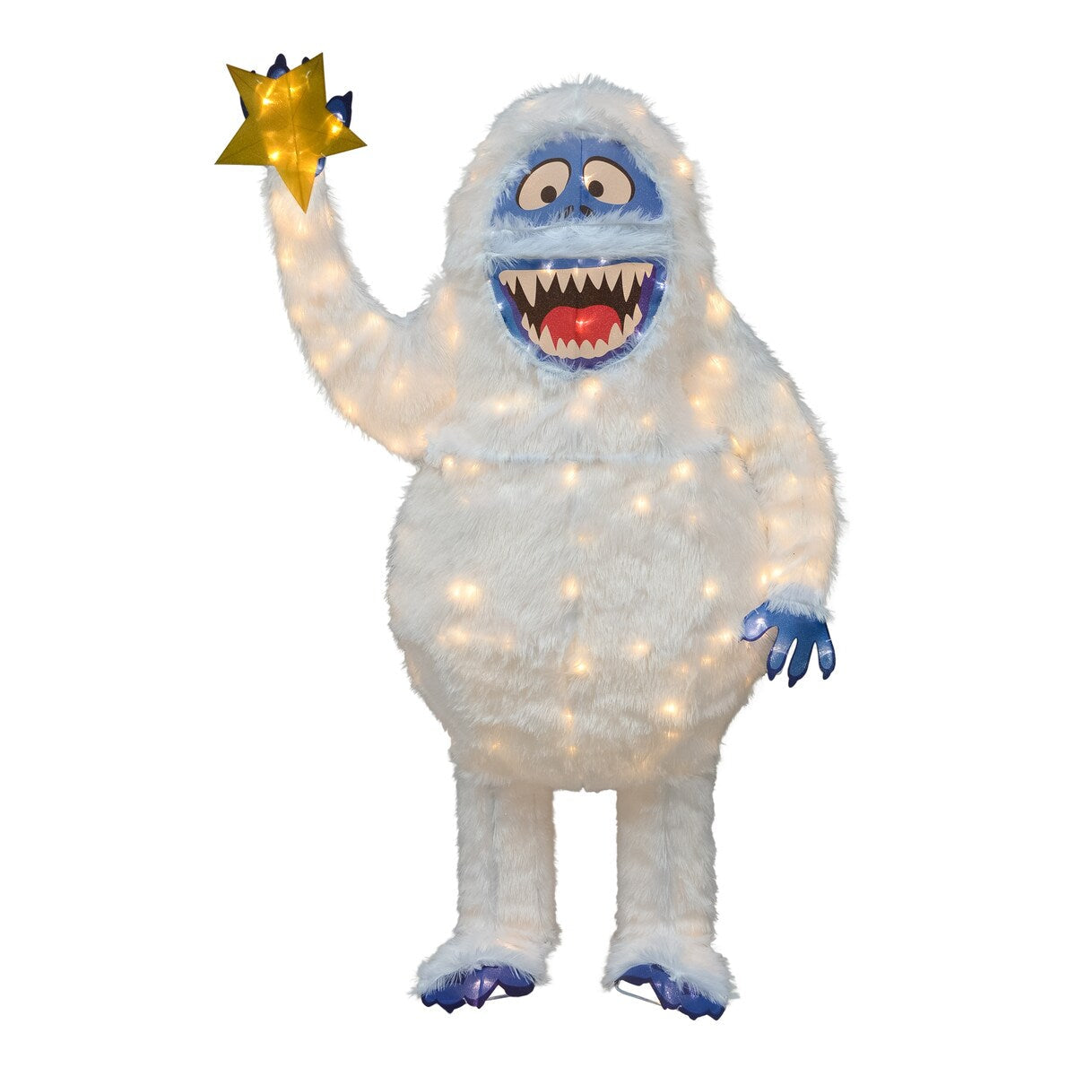56 Rudolph 3D pré-éclairé LED Yard Art Bumble avec étoile