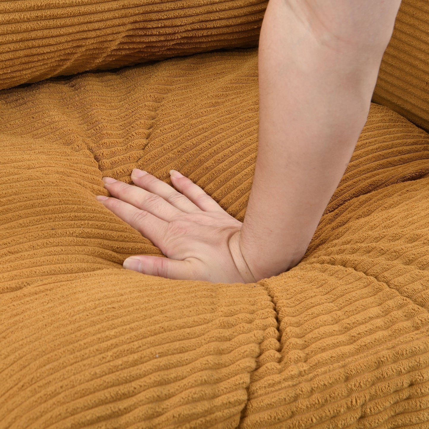 Canapé moderne rembourré avec 2 oreillers et coussin en mousse haute densité, cadre en bois pour salon et bureau