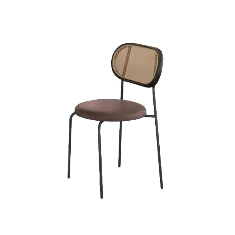 Lunaro Wood & Steel Round Dining Table