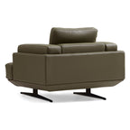 Ensemble de canapés Olivia en cuir véritable pleine fleur