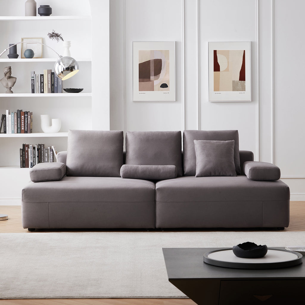 Composition Wabi-Sabi Gray Sofa