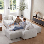 Canapé sectionnel double face Freedom Modular blanc