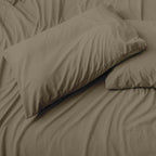 Ensemble de draps de luxe Stay Cool 1800 fils au pouce carré en rayonne de bambou à poches profondes