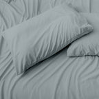 Ensemble de draps de luxe Stay Cool 1800 fils au pouce carré en rayonne de bambou à poches profondes
