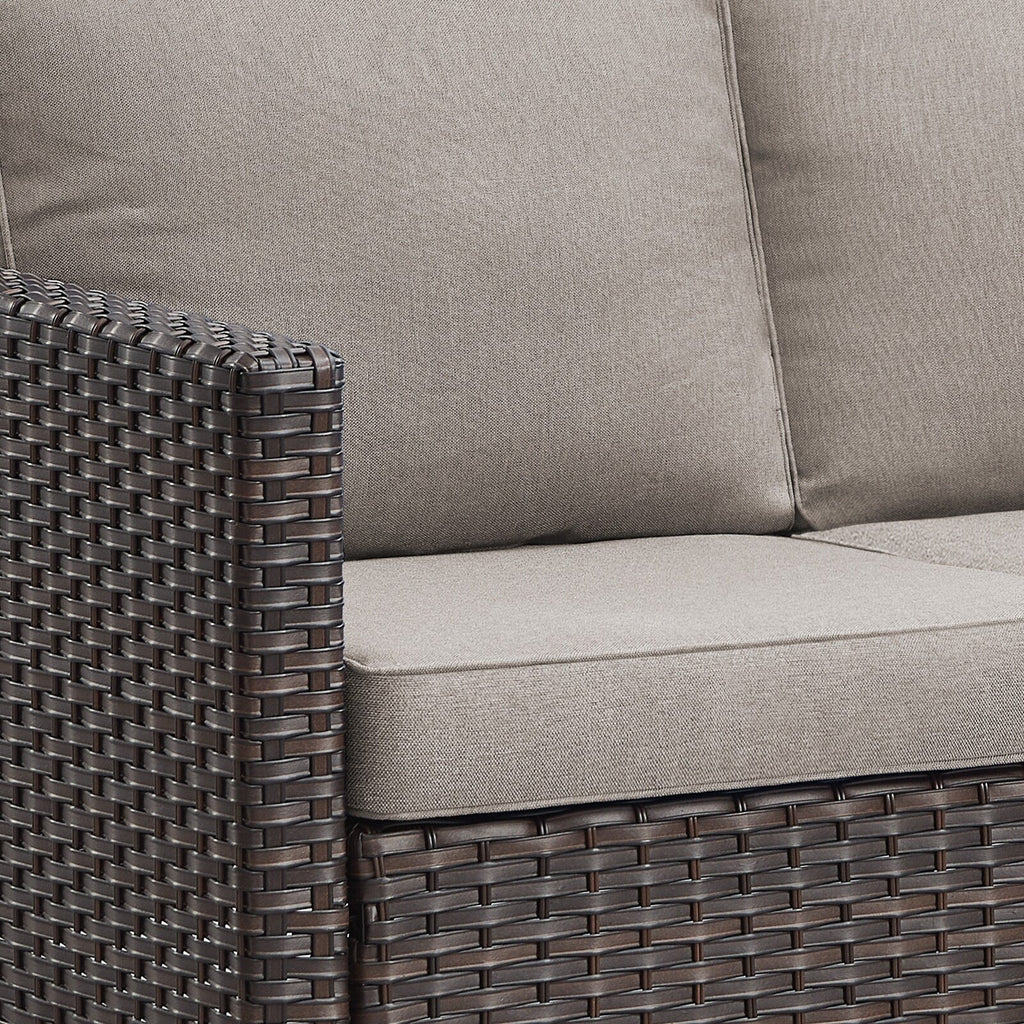 Ensemble de 6 canapés d'extérieur avec chaise et pouf