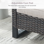 Ensemble de 6 canapés d'extérieur avec chaise et pouf