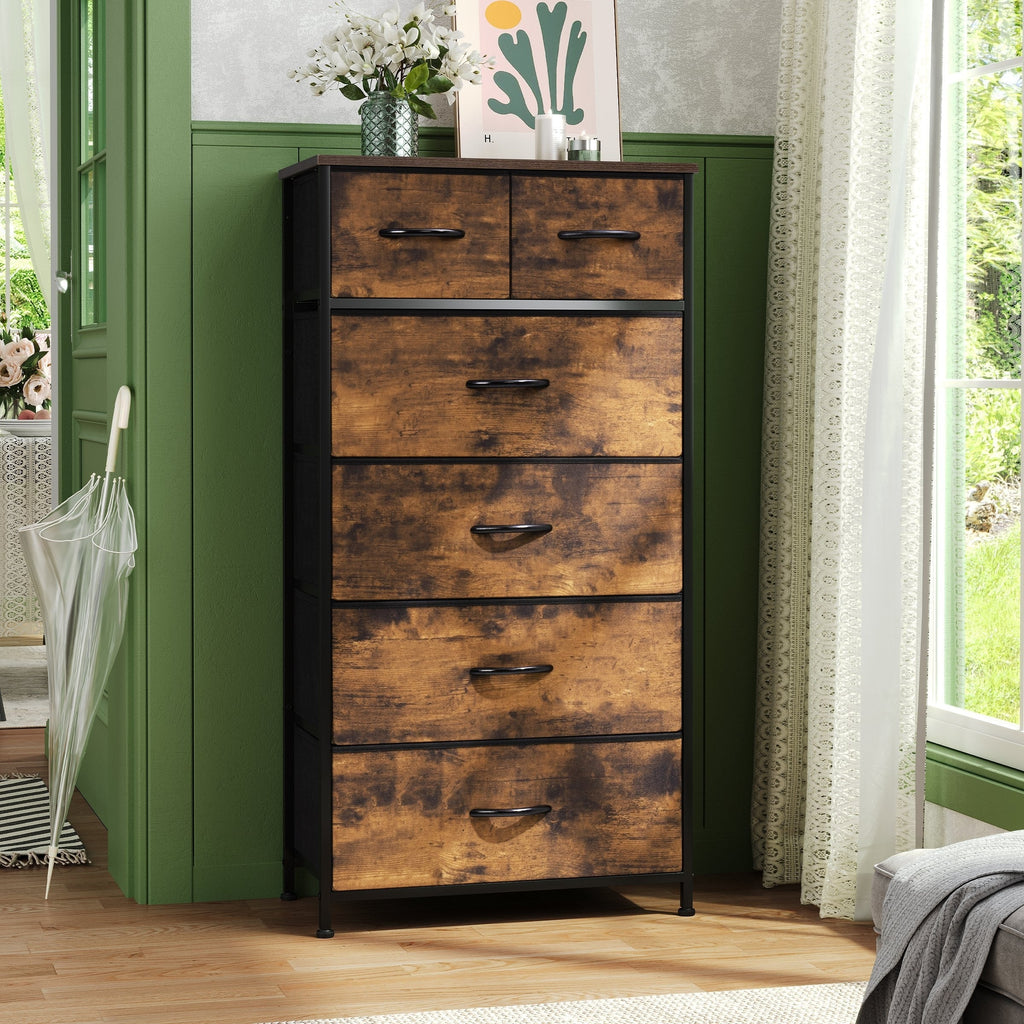 Commode verticale à 6 tiroirs de Crestlive Products