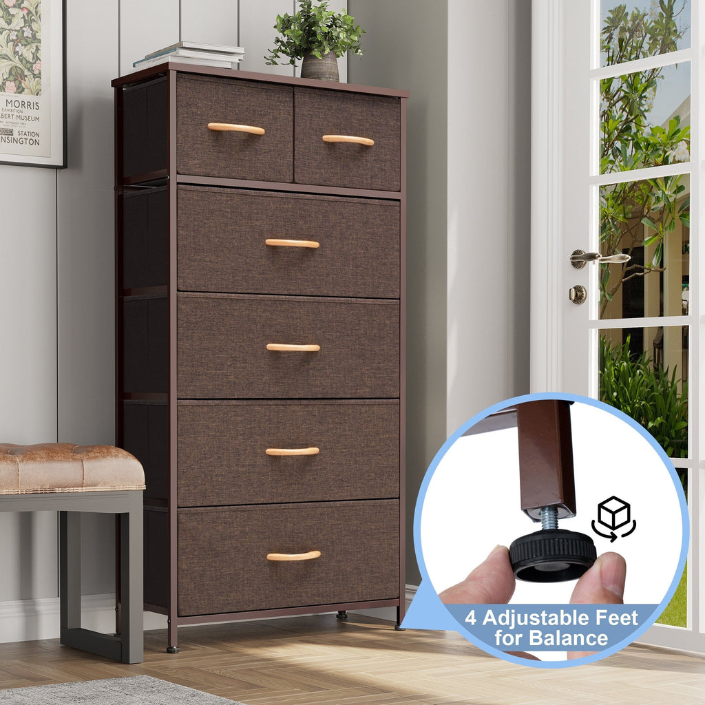 Commode verticale à 6 tiroirs de Crestlive Products