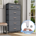 Commode verticale à 6 tiroirs de Crestlive Products