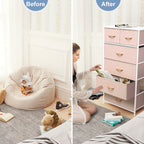 Commode verticale à 6 tiroirs de Crestlive Products
