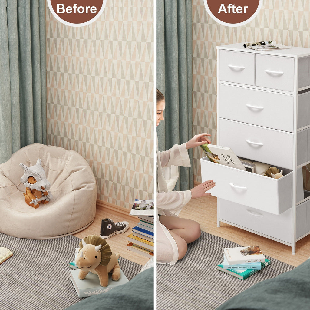 Commode verticale à 6 tiroirs de Crestlive Products