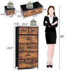 Commode verticale à 6 tiroirs de Crestlive Products