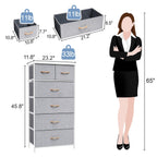 Commode verticale à 6 tiroirs de Crestlive Products