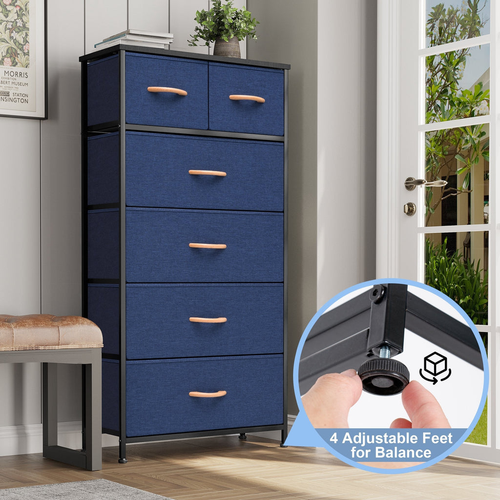 Commode verticale à 6 tiroirs de Crestlive Products