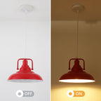 Suspension 60 W à 1 ampoule avec abat-jour en forme de dôme pour îlot de cuisine, lustre semi-encastré classique pour salle à manger