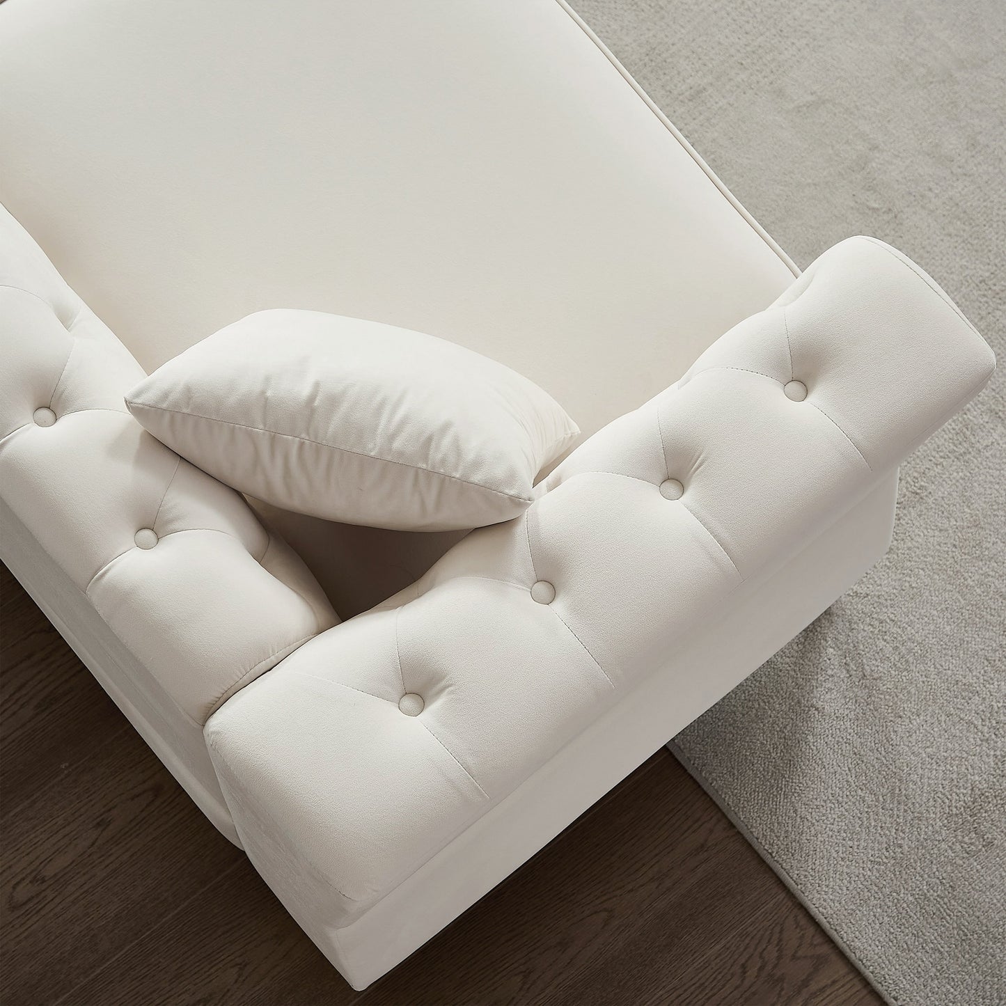 Canapé Chesterfield en velours 60.2
