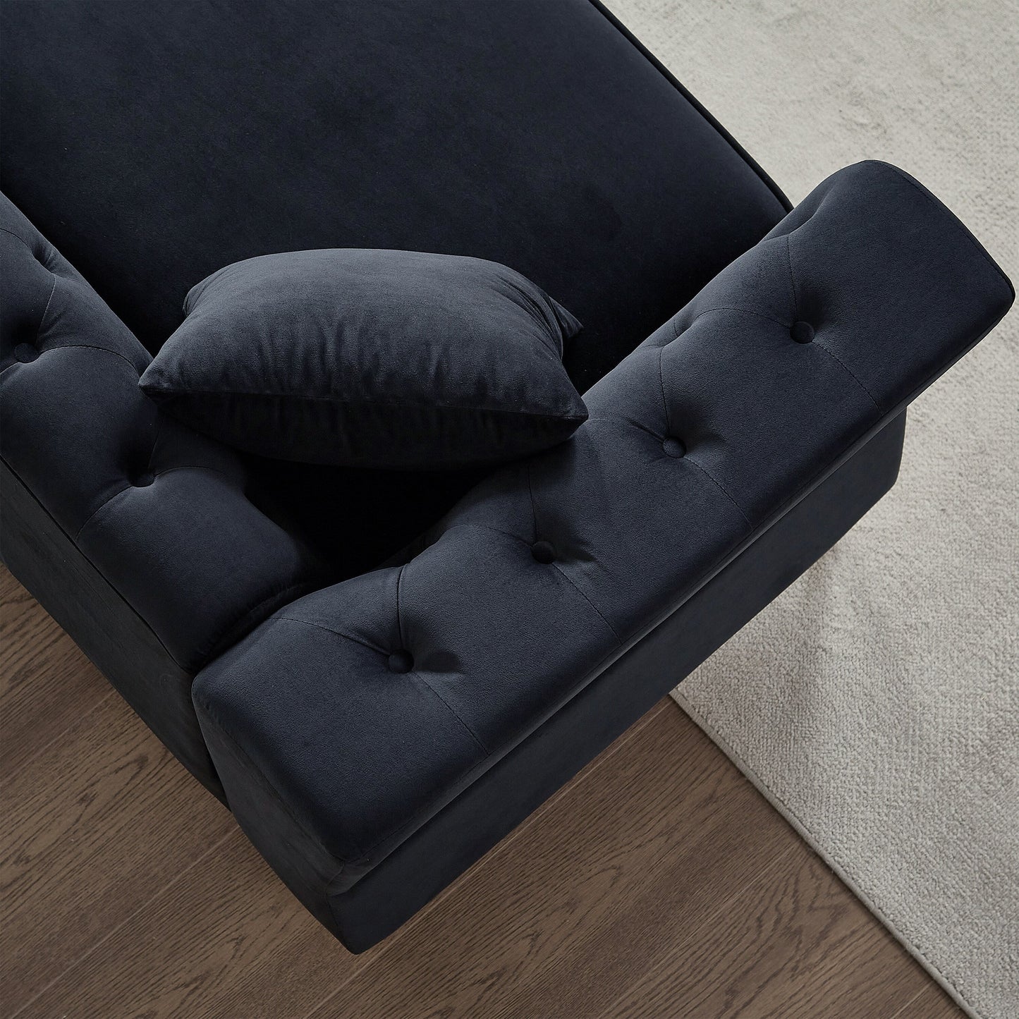 Canapé Chesterfield en velours 60.2