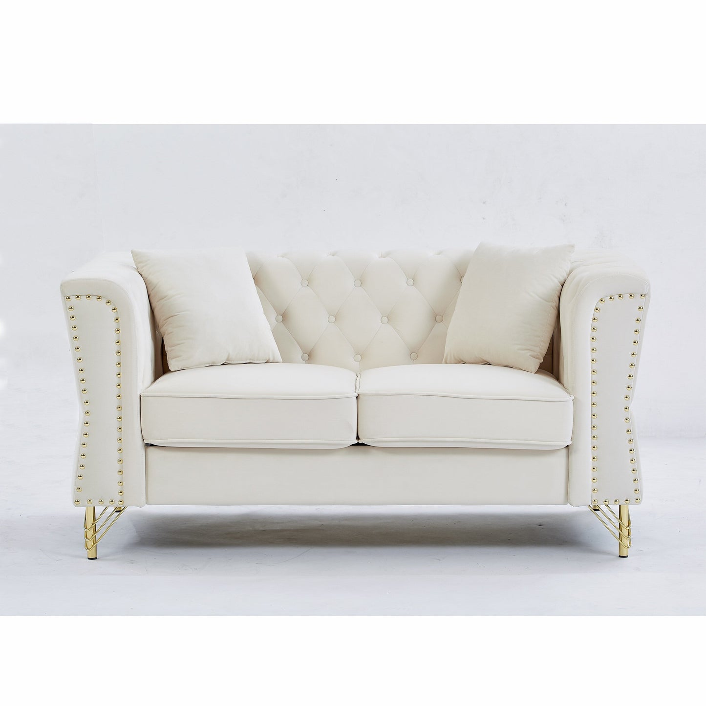 Canapé Chesterfield en velours 60.2