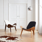 Chaise coquillage blanche Mermaid Wegner