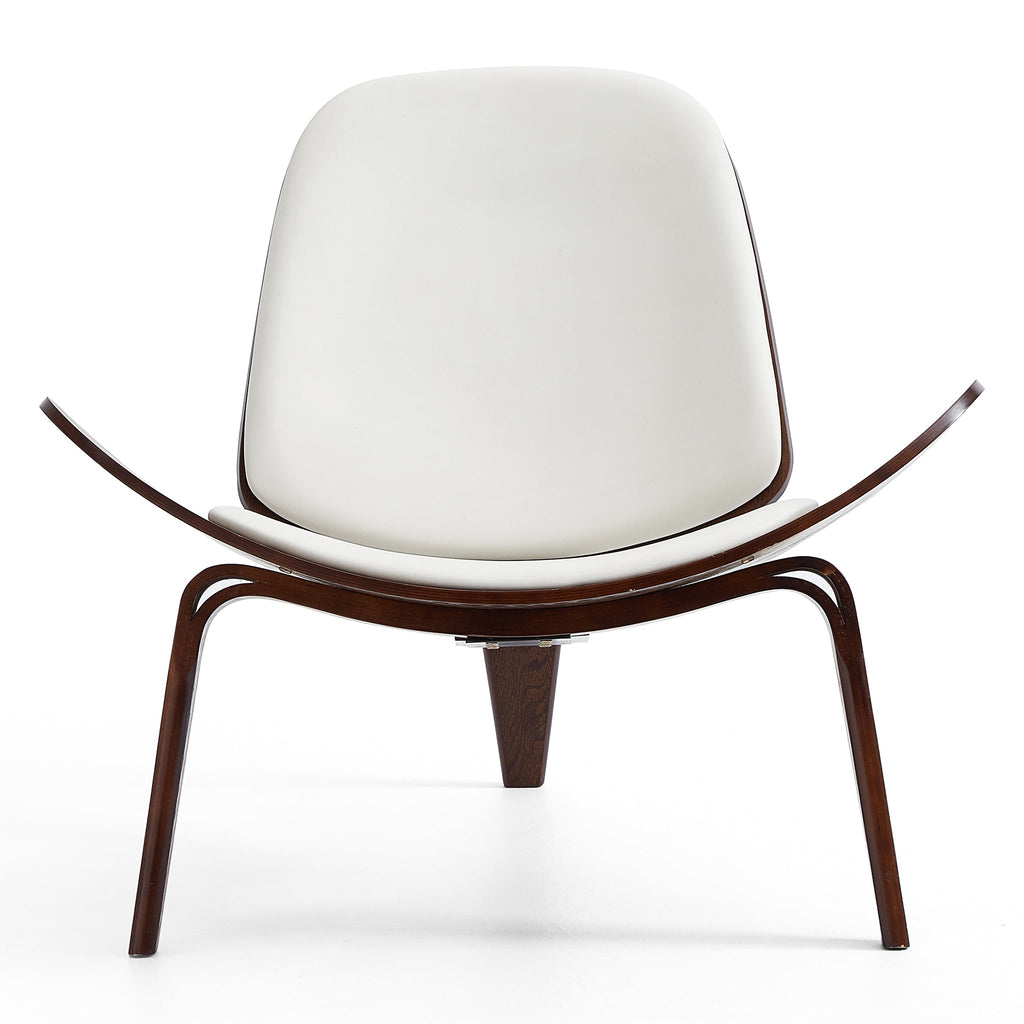 Chaise coquillage marron Mermaid Wegner