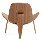 Chaise coquillage blanche Mermaid Wegner