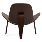 Chaise coquillage blanche Mermaid Wegner