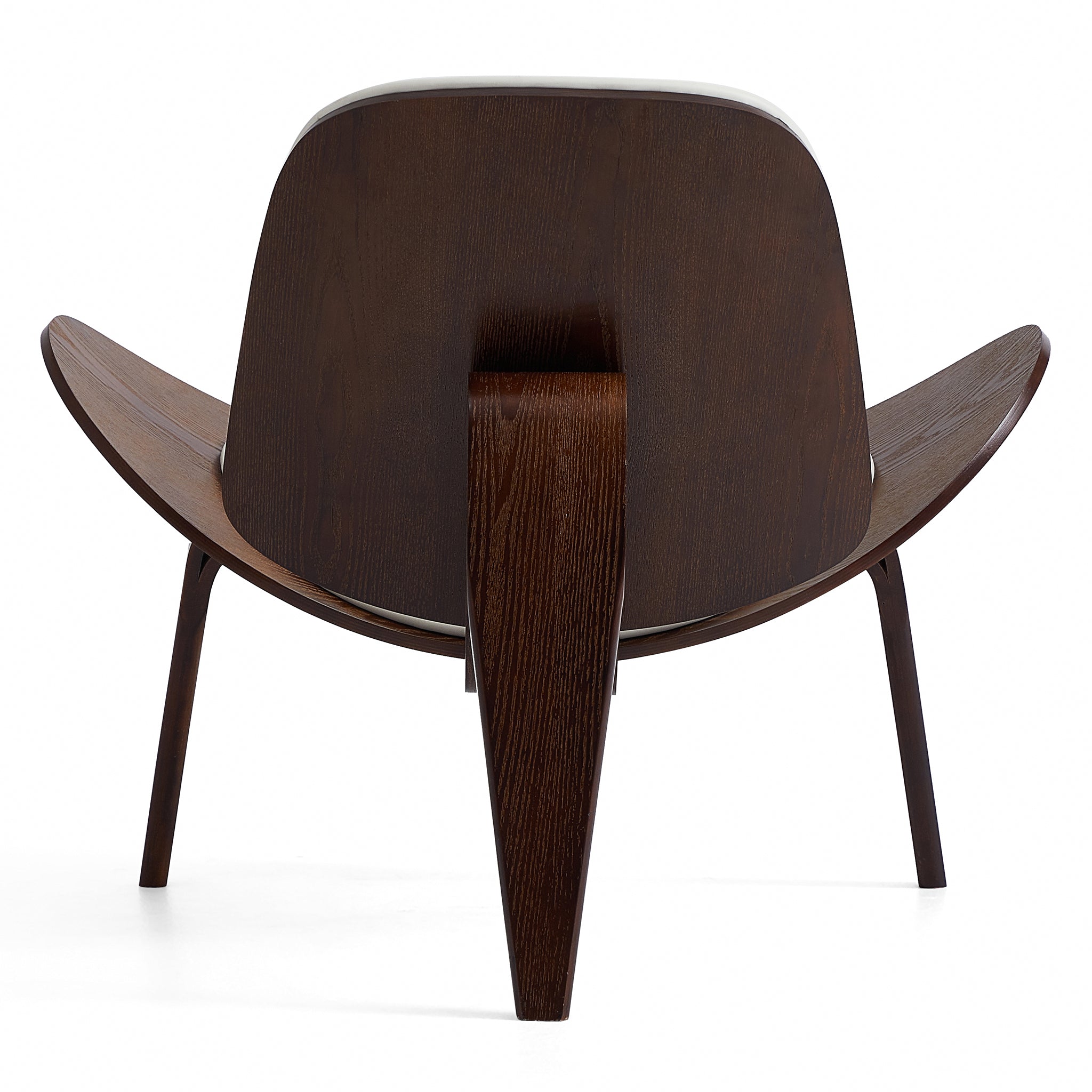 Chaise à coque noire Mermaid Wegner