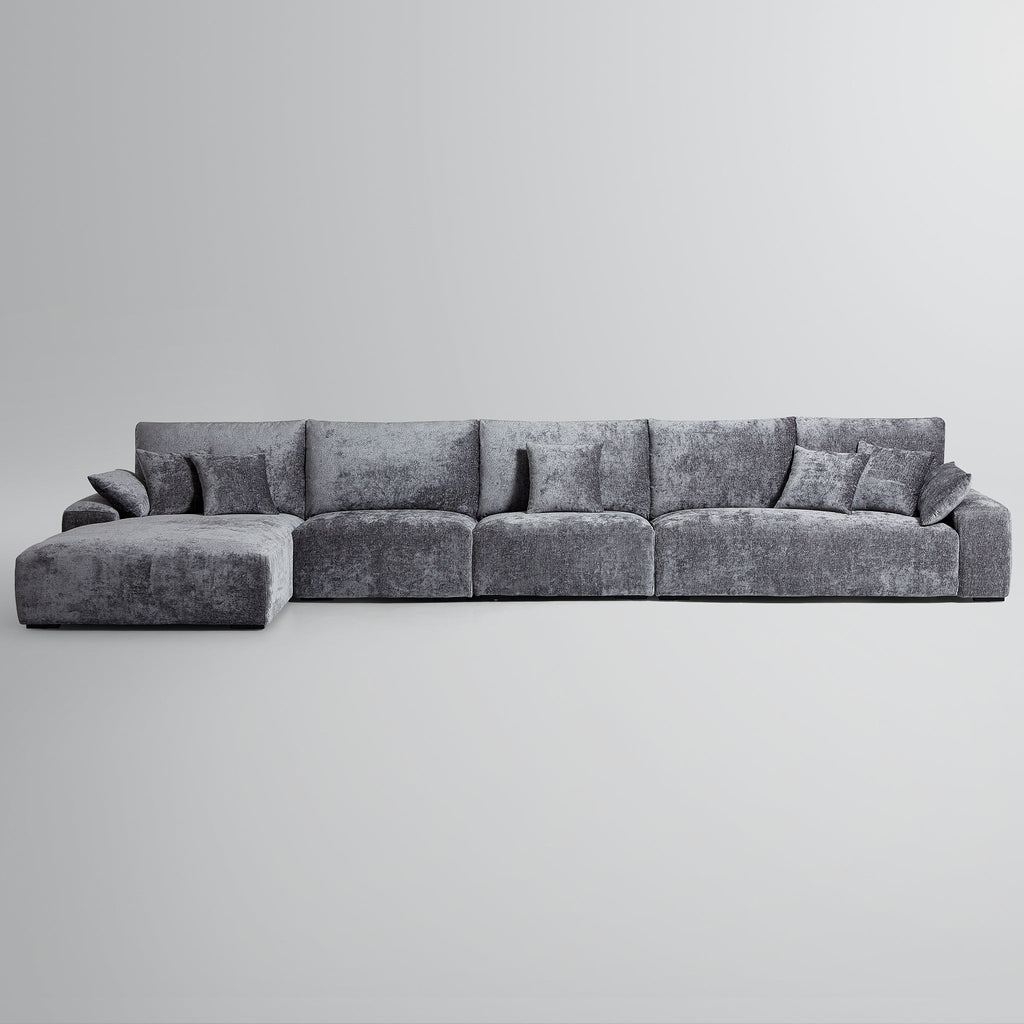 Le canapé d'angle jaune Empress