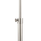 Lampadaire réglable standard KAWOTI 63,5 avec abat-jour en tissu et lin