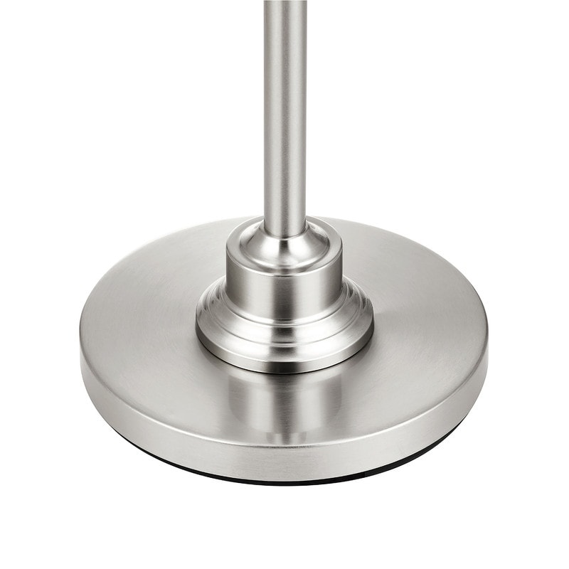 Lampadaire réglable standard KAWOTI 63,5 avec abat-jour en tissu et lin