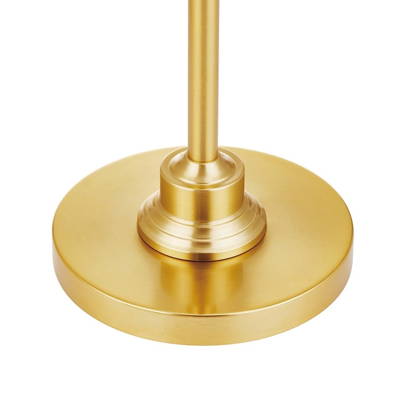 Lampadaire réglable standard KAWOTI 63,5 avec abat-jour en tissu et lin