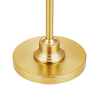 Lampadaire réglable standard KAWOTI 63,5 avec abat-jour en tissu et lin