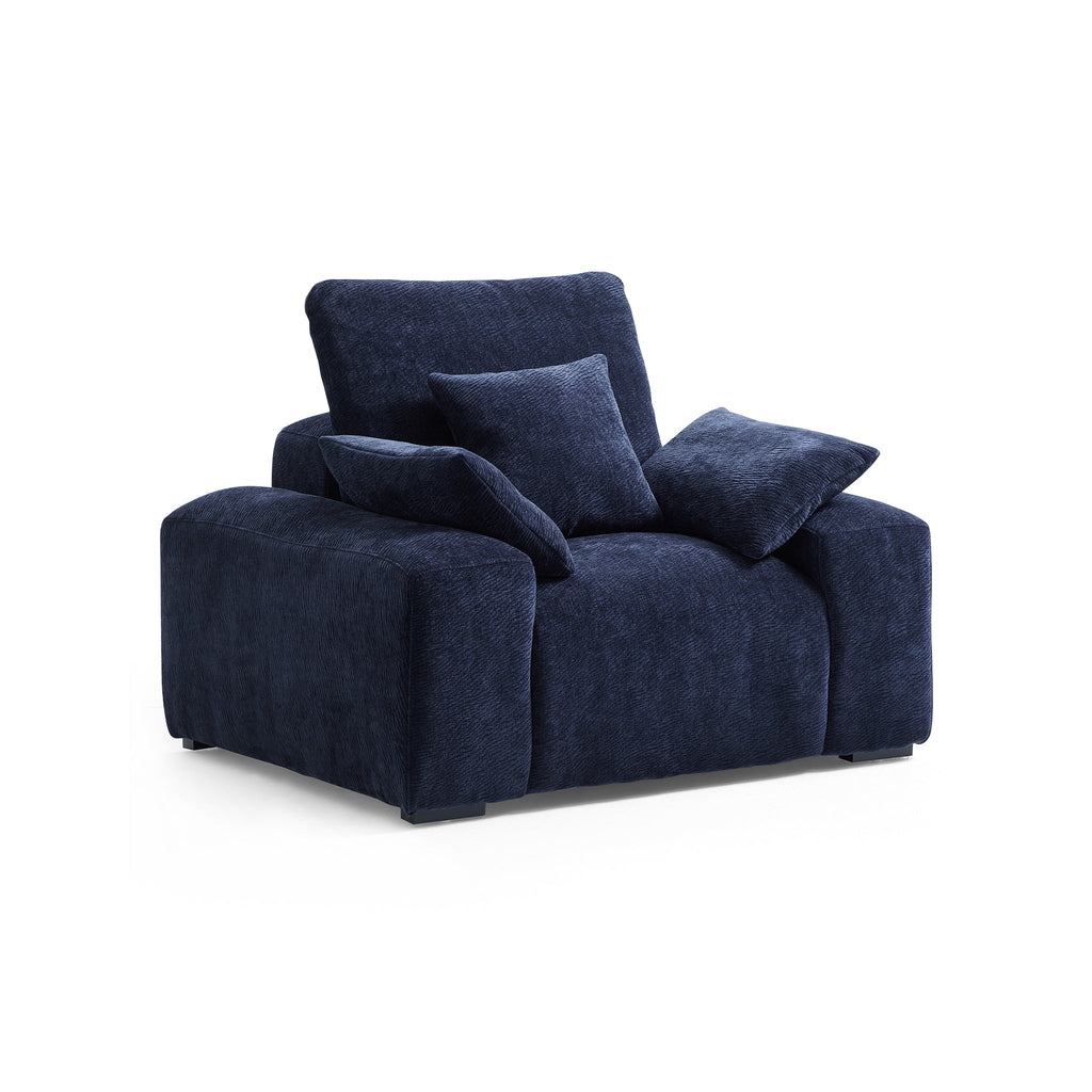 Le fauteuil bleu marine Empress