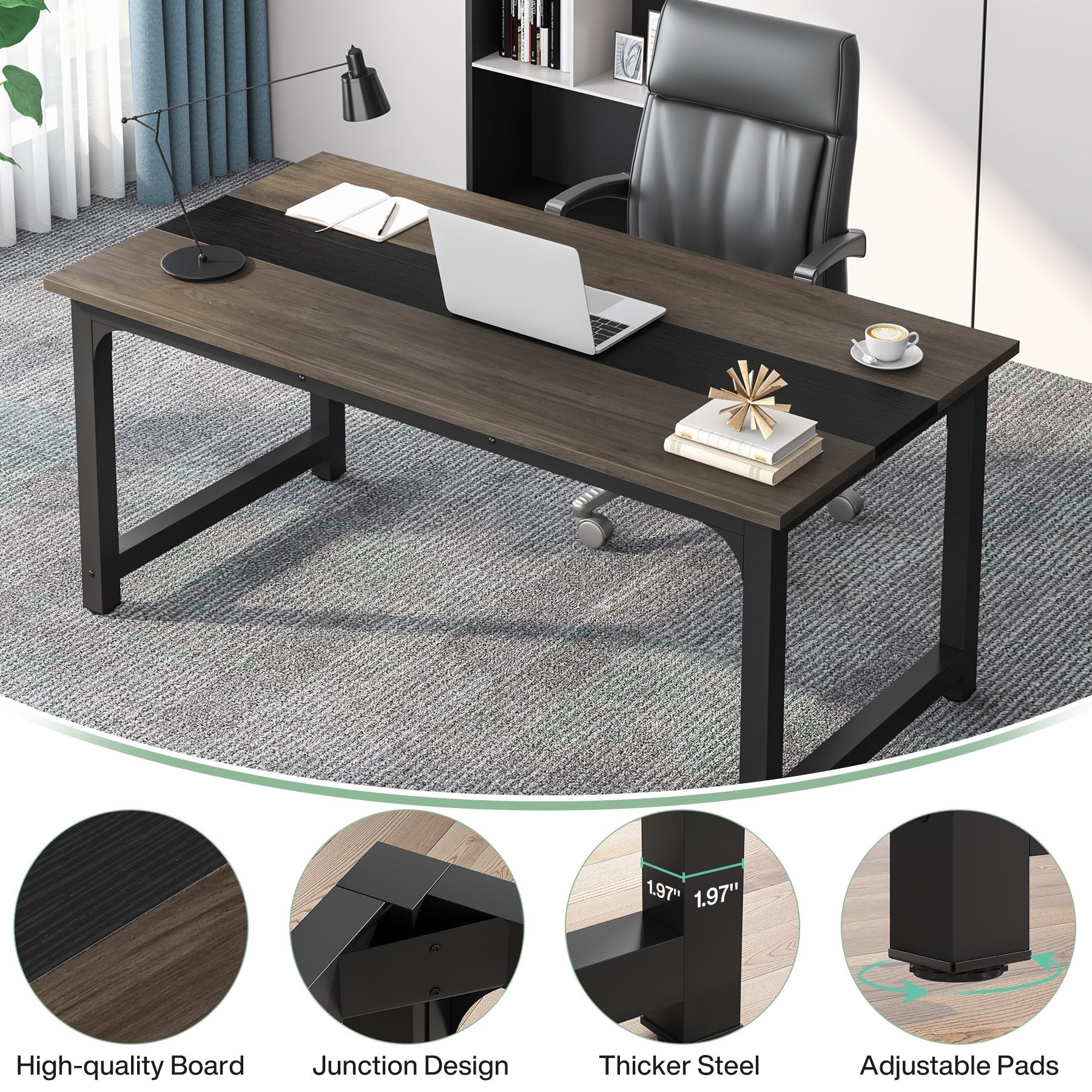 63 Bureau d'ordinateur moderne pour le bureau à domicile
