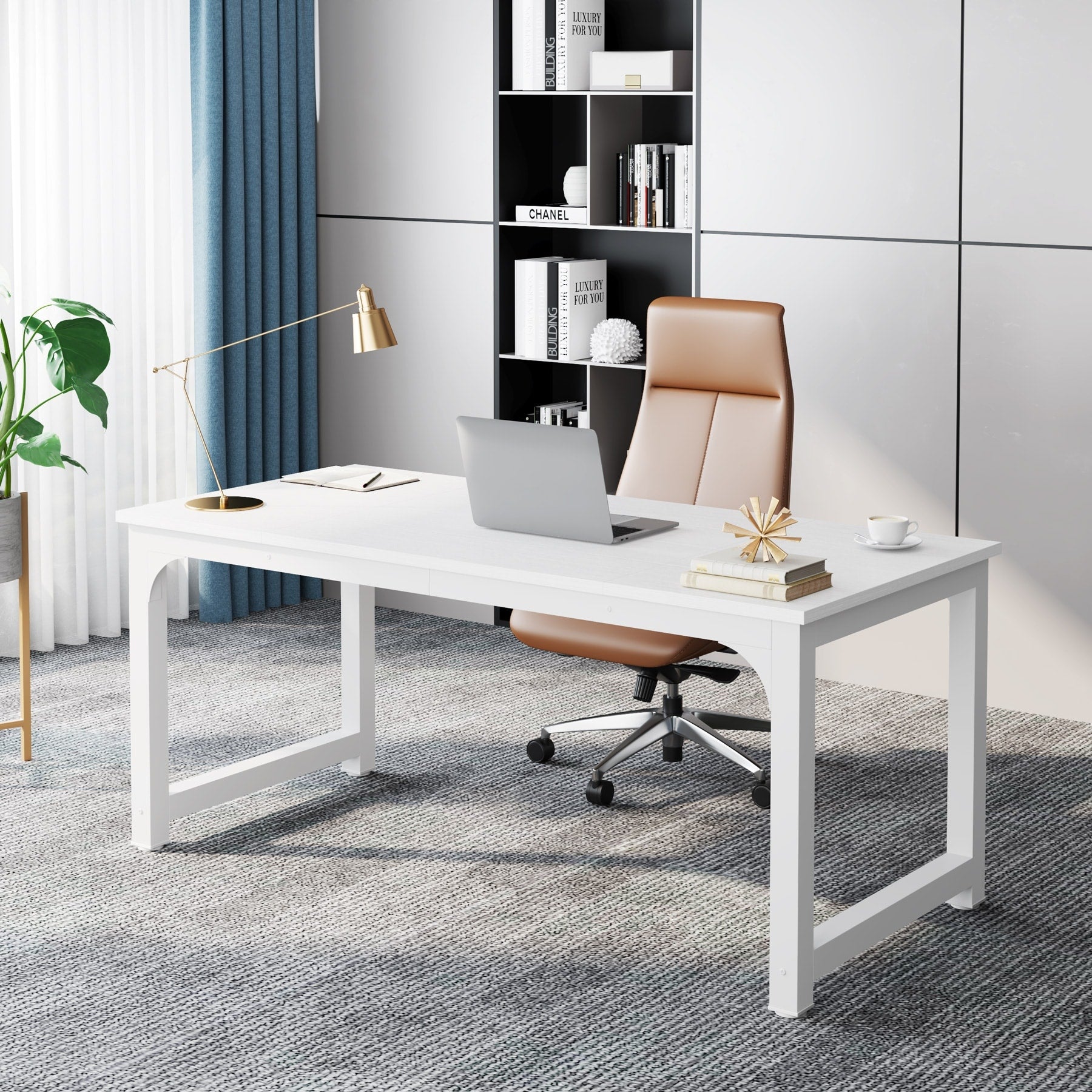 63 Bureau d'ordinateur moderne pour le bureau à domicile