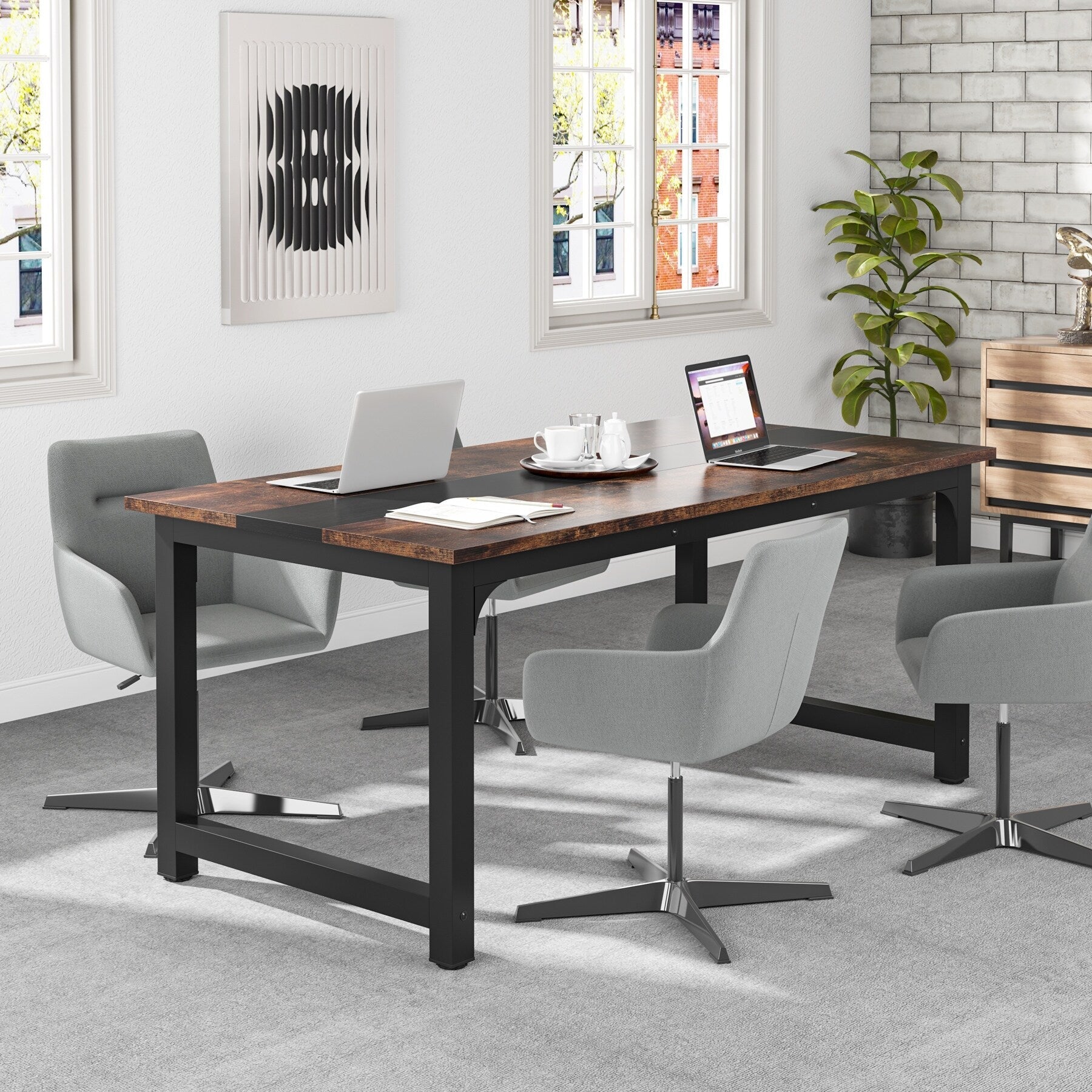63 Bureau d'ordinateur moderne pour le bureau à domicile