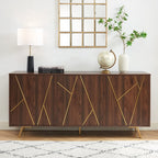 Buffets et buffets en bois de 63 po de largeur