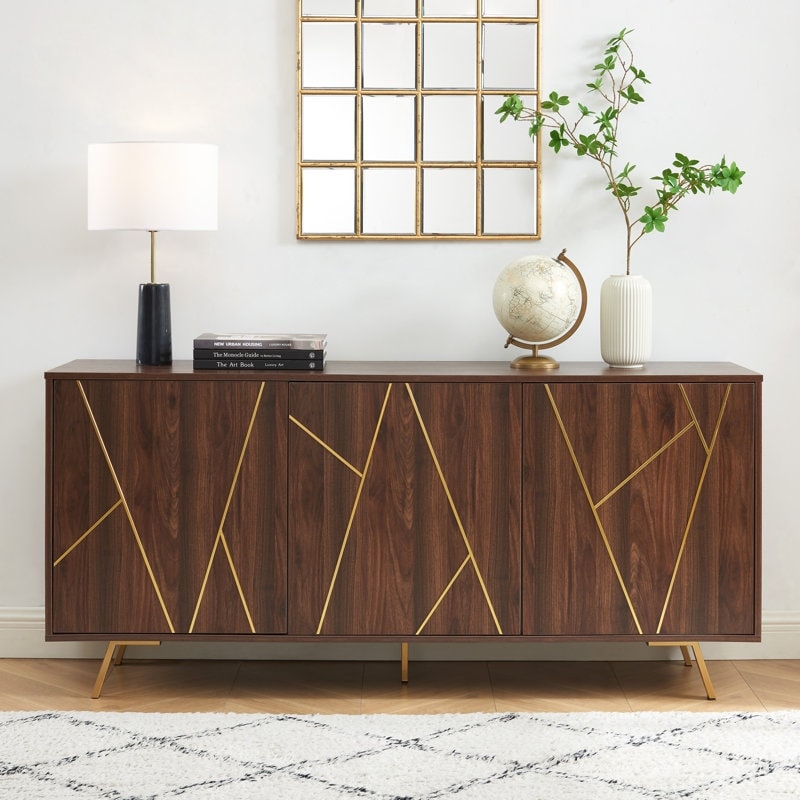 Buffets et buffets en bois de 63 po de largeur