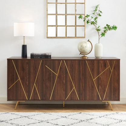 Buffets et buffets en bois de 63 po de largeur