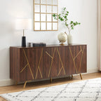 Buffets et buffets en bois de 63 po de largeur
