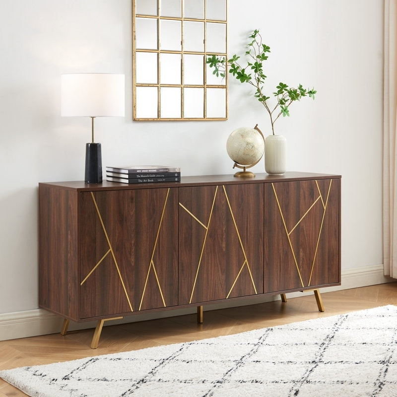 Buffets et buffets en bois de 63 po de largeur