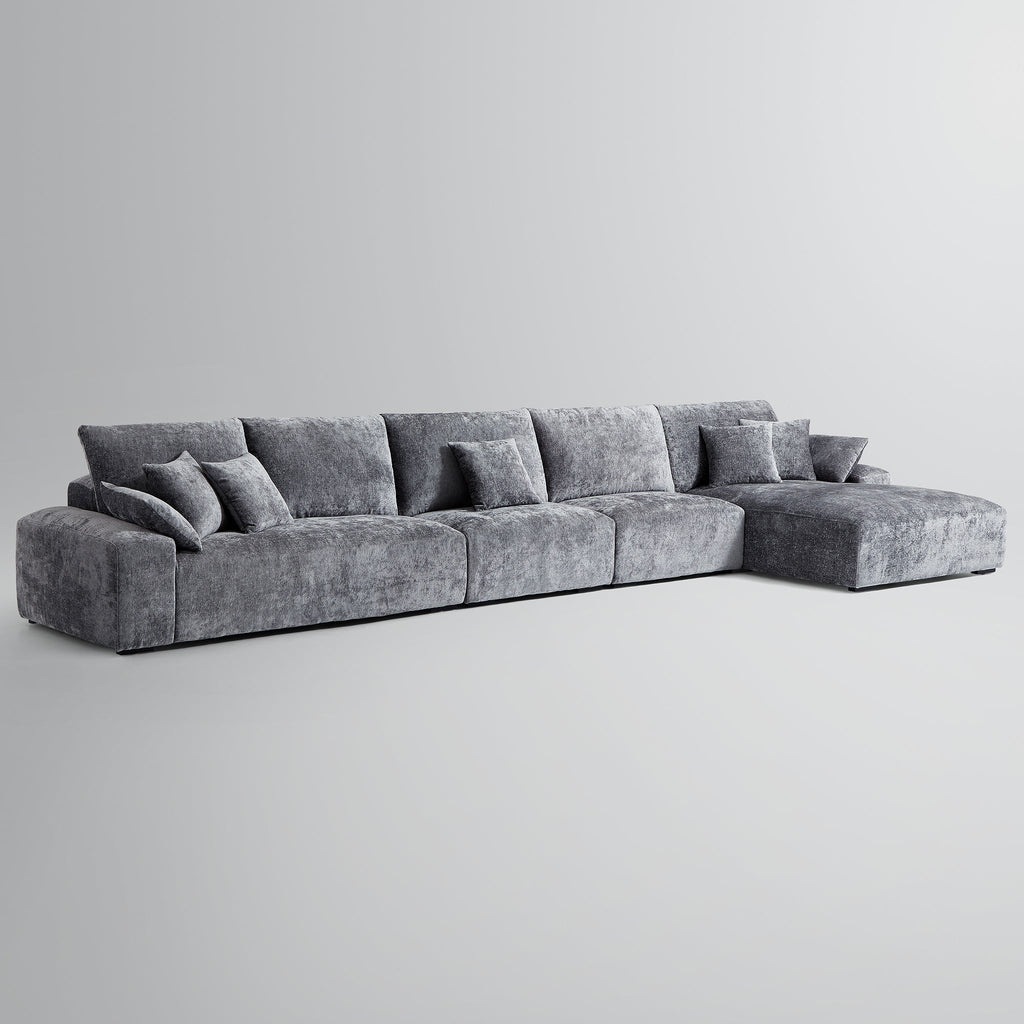 Le canapé d'angle jaune Empress